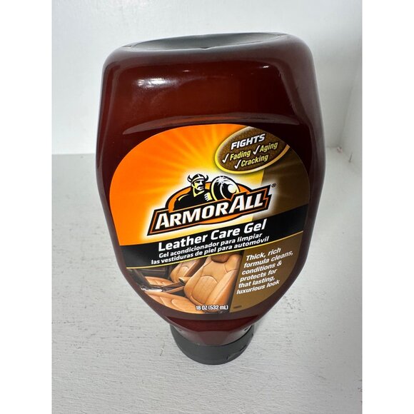 Armor All Leather Care Gel 18 Oz Protects & Conditions Automotive Leather - Picture 4 of 4